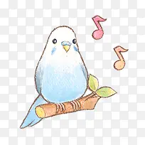 ��֦�ϵ�С��-������