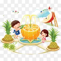水果乐园的孩子们-空若网 水果乐园的孩子们-空若网