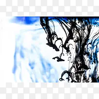 水墨墨迹纹理背景-空若网 水墨墨迹纹理背景-空若网