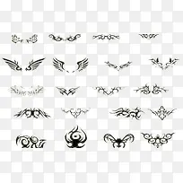 翅膀图案集合-空若网 翅膀图案集合-空若网