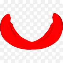 国庆素材对称红飘带-空若网 国庆素材对称红飘带-空若网