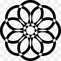 黑白装饰图案-空若网 黑白装饰图案-空若网