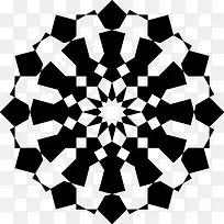 黑白装饰图案-空若网 黑白装饰图案-空若网