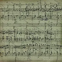 墨绿色五线谱背景-空若网 墨绿色五线谱背景-空若网