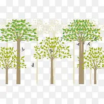 抽象扁平树-空若网 抽象扁平树-空若网