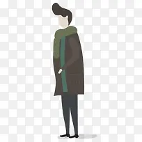 矢量卡通城市人物时装模特素材-空若网 矢量卡通城市人物时装模特素材-空若网