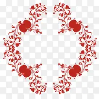 欧式对称花纹图案边框-空若网 欧式对称花纹图案边框-空若网