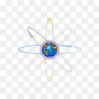 多彩地球环绕光-空若网 多彩地球环绕光-空若网