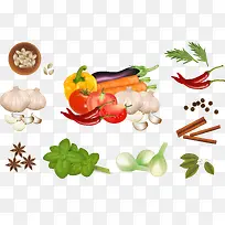 矢量有机蔬菜-空若网 矢量有机蔬菜-空若网