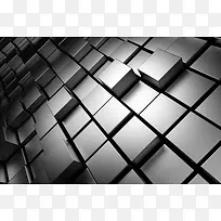 灰色立体方块背景-空若网 灰色立体方块背景-空若网