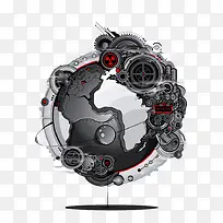 ��ɫ��е����廭-������