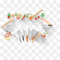 手绘多彩食品-空若网 手绘多彩食品-空若网