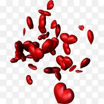 红色爱心装饰品-空若网 红色爱心装饰品-空若网