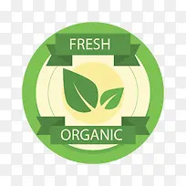 绿色叶子植物圆形标签-空若网 绿色叶子植物圆形标签-空若网