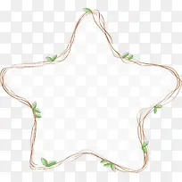 绿芽线条边框-空若网 绿芽线条边框-空若网