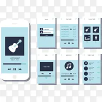 精美音乐手机设计-空若网 精美音乐手机设计-空若网