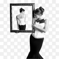 女性黑白单色摄影-海湾-空若网 女性黑白单色摄影-海湾-空若网