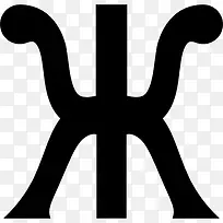 在对称图标-空若网 在对称图标-空若网