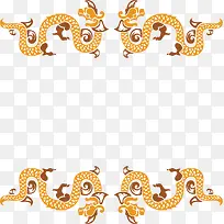 创意中国风龙纹边框元素-空若网 创意中国风龙纹边框元素-空若网