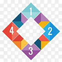 PPT方块素材矢量-空若网 PPT方块素材矢量-空若网