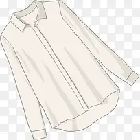 矢量图简约白色衬衫-空若网 矢量图简约白色衬衫-空若网