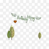 手绘生日卡-空若网 手绘生日卡-空若网