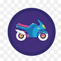 卡通机动车辆矢量图标-空若网 卡通机动车辆矢量图标-空若网