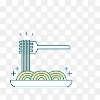 卡通简约美食装饰广告设计面条-空若网 卡通简约美食装饰广告设计面条-空若网