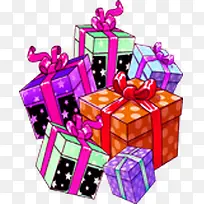 手绘彩色漫画礼盒-空若网 手绘彩色漫画礼盒-空若网