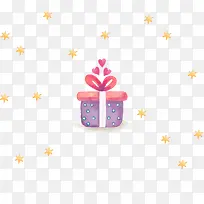 水彩绘生日礼盒矢量图-空若网 水彩绘生日礼盒矢量图-空若网
