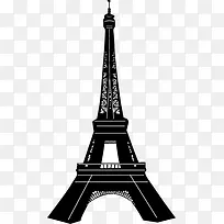 黑白名胜建筑物矢量素材-空若网 黑白名胜建筑物矢量素材-空若网