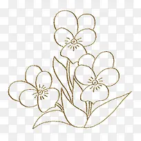 可爱素描花朵-空若网 可爱素描花朵-空若网