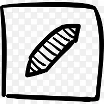 方形界面按钮示意图标-空若网 方形界面按钮示意图标-空若网