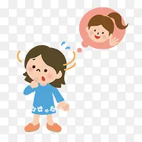 人物素描卡通小人 卡通小女孩-空若网 人物素描卡通小人 卡通小女孩-空若网