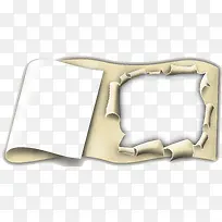 手撕纸相框素材-空若网 手撕纸相框素材-空若网