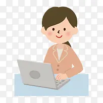 人物图案卡通小人剪影 卡通白领-空若网 人物图案卡通小人剪影 卡通白领-空若网