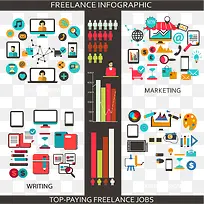扁平化生活工作日常图标-空若网 扁平化生活工作日常图标-空若网