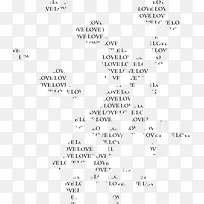 爱心英伦图标素材-空若网 爱心英伦图标素材-空若网
