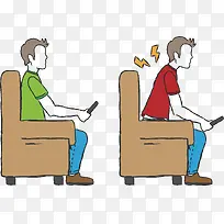 看电视的姿势-空若网 看电视的姿势-空若网