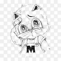 卡通可爱的萌萌的小猫PNG-空若网 卡通可爱的萌萌的小猫PNG-空若网