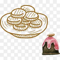 手绘饼干零食设计-空若网 手绘饼干零食设计-空若网