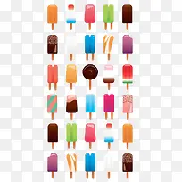 彩色冰淇淋背景-空若网 彩色冰淇淋背景-空若网
