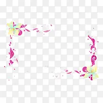 对称花卉边框-空若网 对称花卉边框-空若网