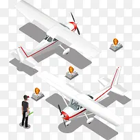 精美飞机插画设计-空若网 精美飞机插画设计-空若网