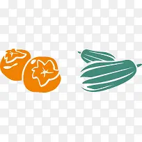 手绘蔬菜叶-空若网 手绘蔬菜叶-空若网