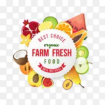 矢量创意水果图案-空若网 矢量创意水果图案-空若网