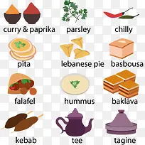 矢量手绘食物-空若网 矢量手绘食物-空若网