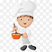 搅拌食物的厨师-空若网 搅拌食物的厨师-空若网
