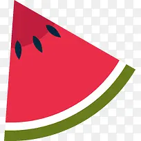 扁平化西瓜矢量图-空若网 扁平化西瓜矢量图-空若网