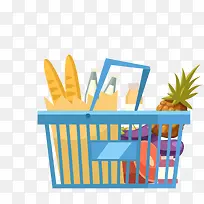 超市蔬菜水果购物篮-空若网 超市蔬菜水果购物篮-空若网